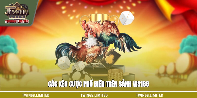 Các kèo cược phổ biến trên sảnh WS168